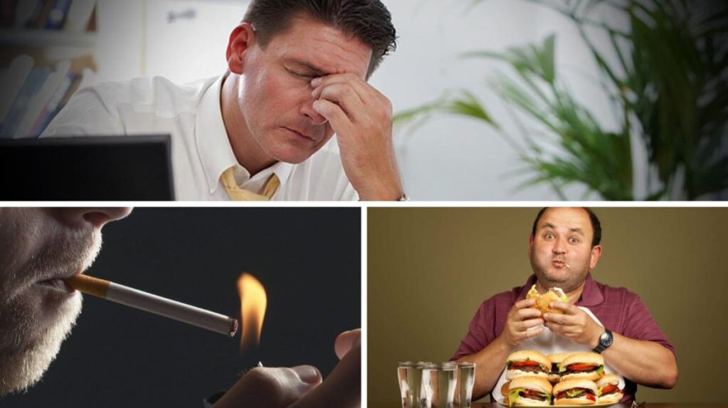Faktorët që përkeqësojnë fuqinë mashkullore - stresi, pirja e duhanit, kequshqyerja
